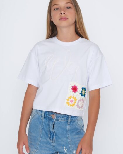 T-shirt cropped To Be Too
