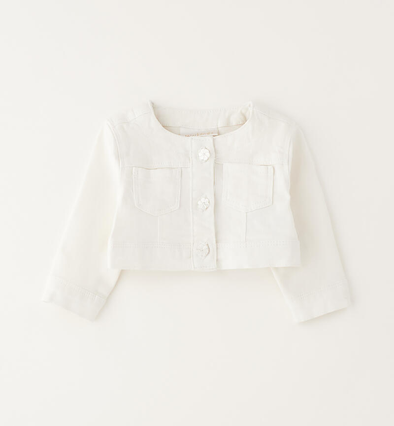 Giubbotto jeans per neonata Minibanda